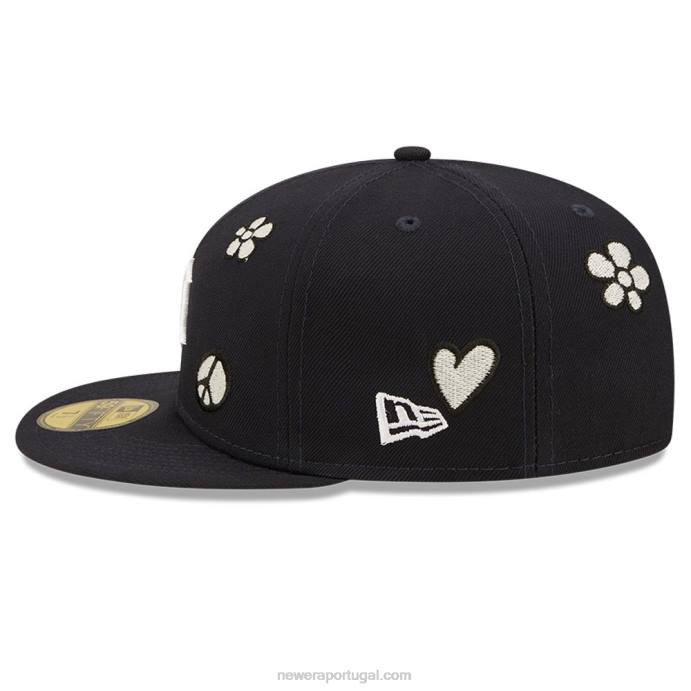 FFTN177 New Era detroit tigers mlb solar pop marinho boné 59fifty