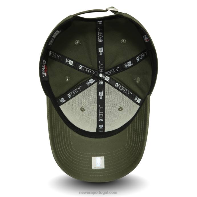 FFTN1788 New Era boné chicago bulls essencial esboço verde 9forty