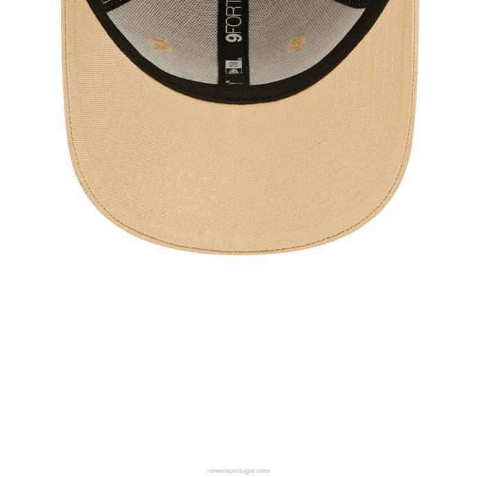 FFTN1795 New Era Boné ajustável New York Yankees Youth League Essential Stone 9forty