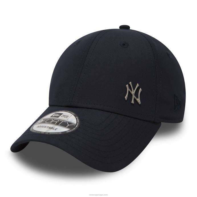 FFTN1798 New Era Boné New York Yankees Navy 9forty impecável