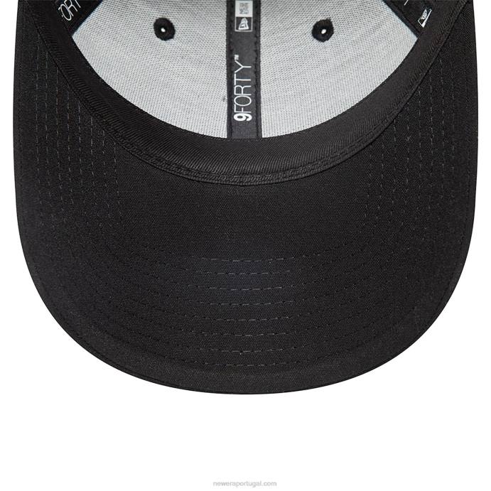 FFTN1808 New Era boné ajustável alpine 9forty preto sem falhas