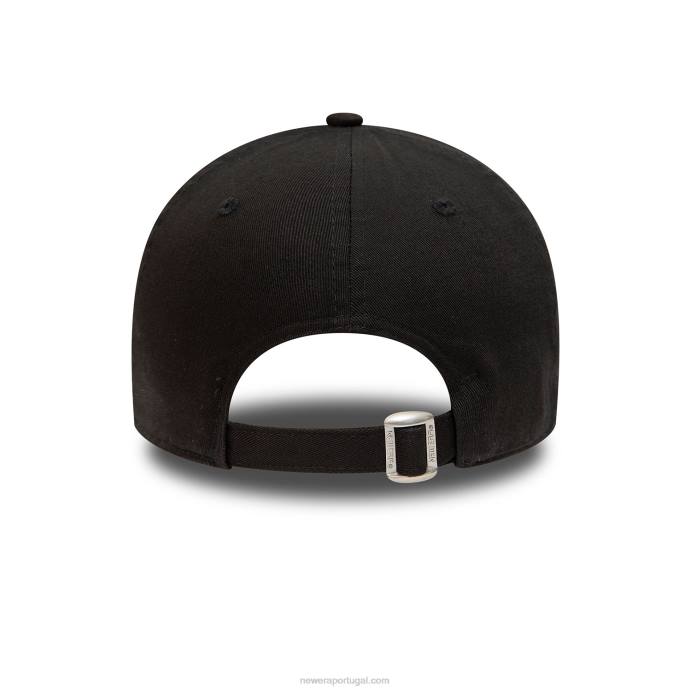 FFTN1814 New Era boné ajustável nfl logo shield preto 9forty
