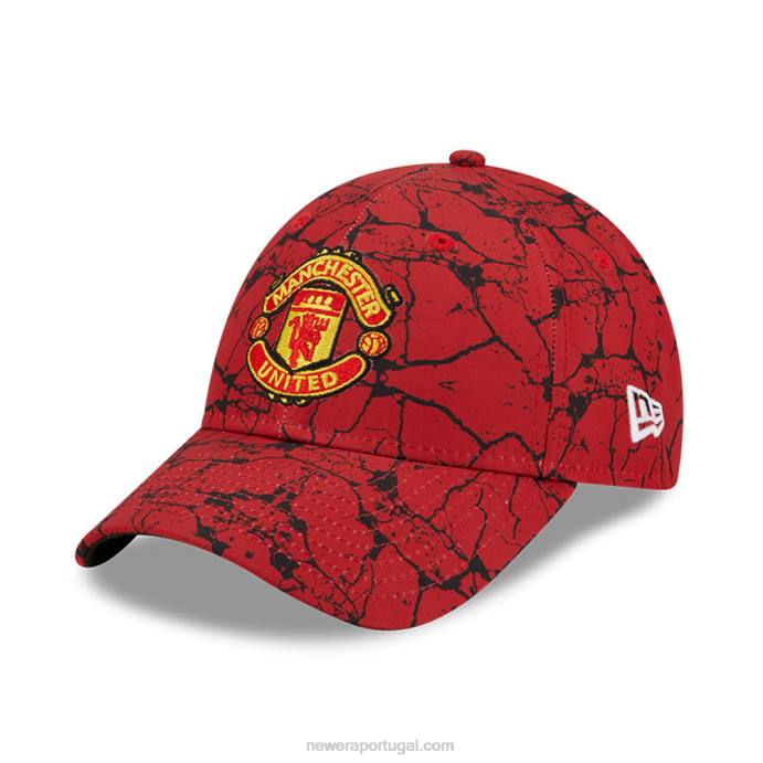 FFTN1815 New Era Boné ajustável Manchester United Marble Red 9forty