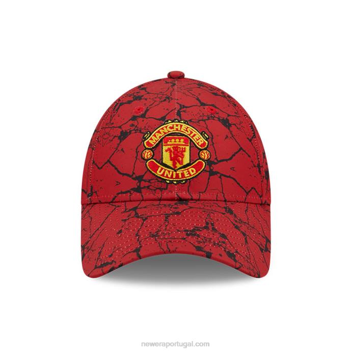 FFTN1815 New Era Boné ajustável Manchester United Marble Red 9forty