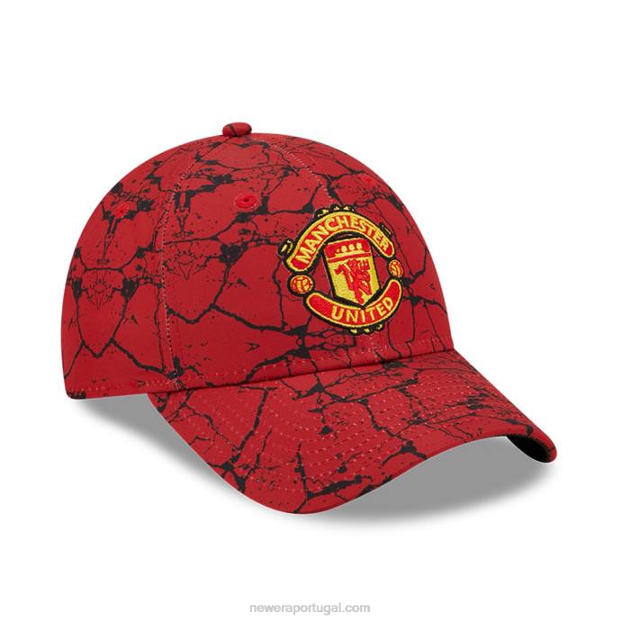 FFTN1815 New Era Boné ajustável Manchester United Marble Red 9forty