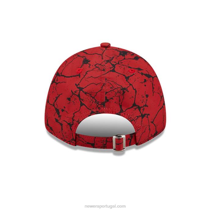 FFTN1815 New Era Boné ajustável Manchester United Marble Red 9forty