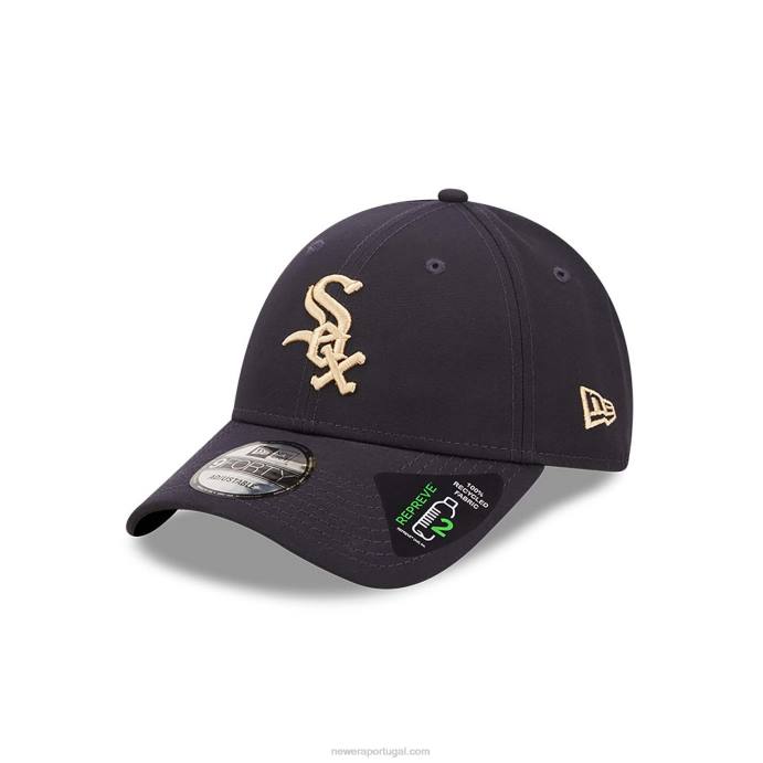FFTN1816 New Era boné ajustável chicago white sox repreve navy 9forty