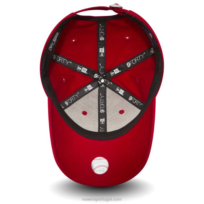 FFTN1820 New Era Boné New York Yankees Essential Kids Vermelho 9Forty