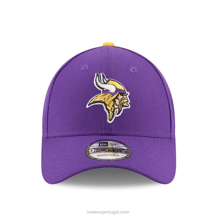 FFTN1821 New Era boné minnesota vikings the league purple 9forty