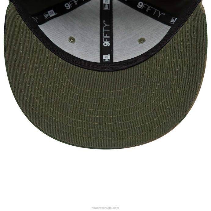 FFTN1823 New Era Boné snapback verde 9fifty superman Youth DC Camo