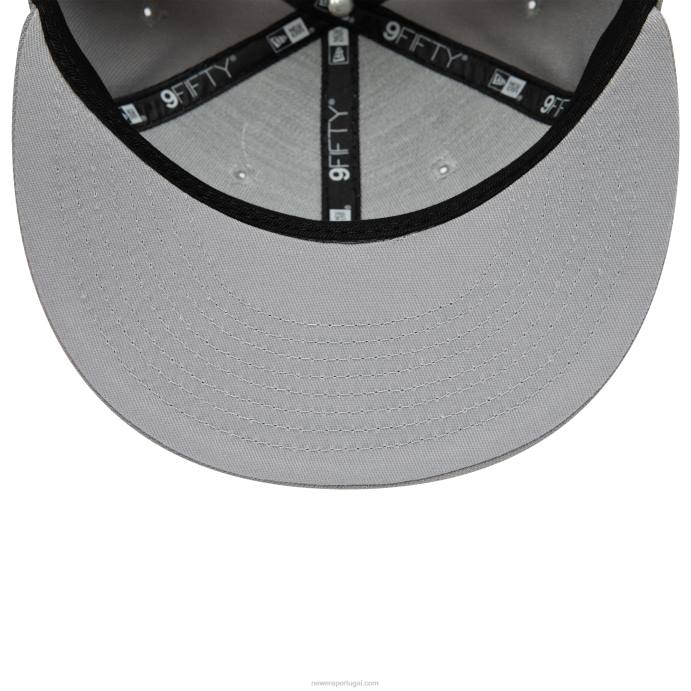 FFTN1825 New Era boné snapback cinza 9fifty