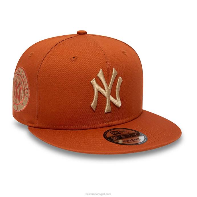 FFTN1826 New Era boné snapback 9fifty com patch lateral new york yankees