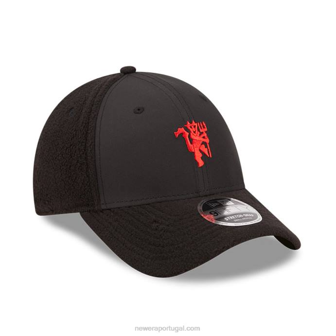 FFTN1833 New Era Boné Manchester United Fleece Black 9fifty Snap Snap