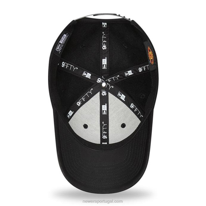 FFTN1833 New Era Boné Manchester United Fleece Black 9fifty Snap Snap