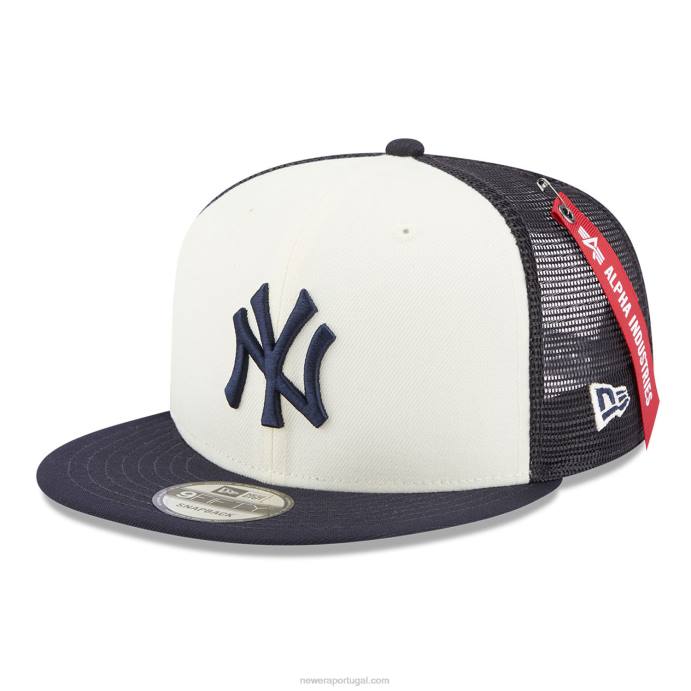 FFTN1836 New Era boné new york yankees alpha Industries x mlb navy 9fifty snapback
