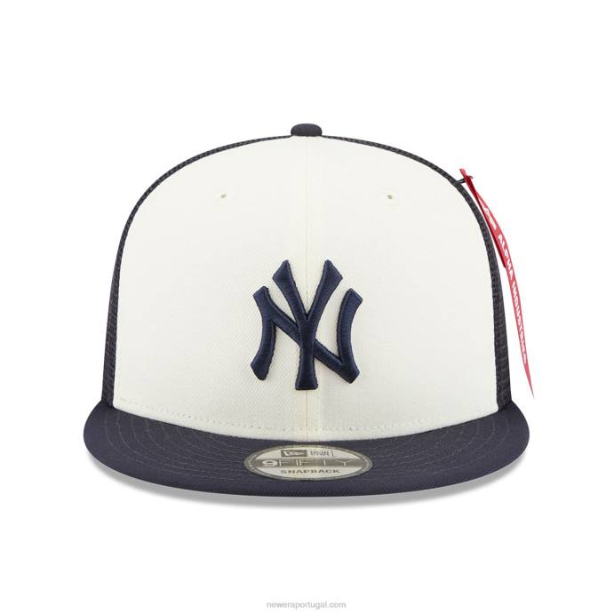 FFTN1836 New Era boné new york yankees alpha Industries x mlb navy 9fifty snapback