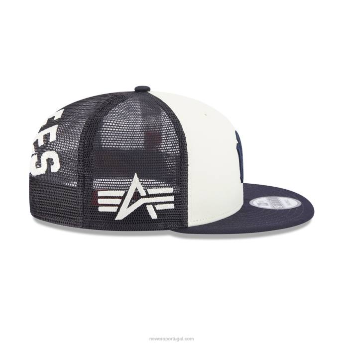 FFTN1836 New Era boné new york yankees alpha Industries x mlb navy 9fifty snapback