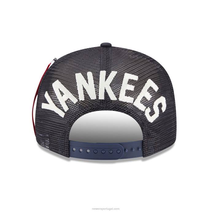 FFTN1836 New Era boné new york yankees alpha Industries x mlb navy 9fifty snapback