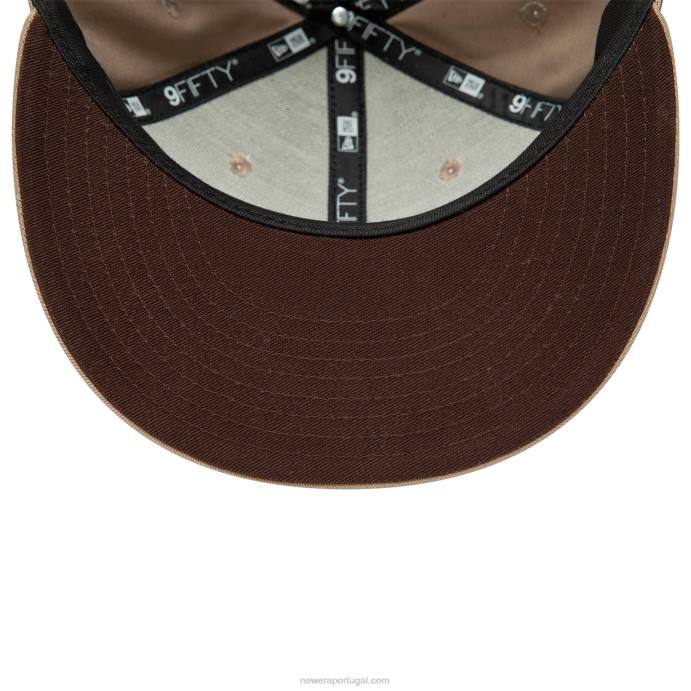 FFTN1839 New Era boné snapback 9fifty com patch de cogumelo new york yankees