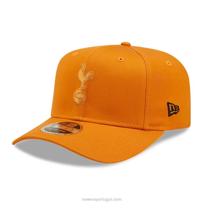 FFTN1847 New Era Tottenham hotspur laranja boné elástico 9fifty