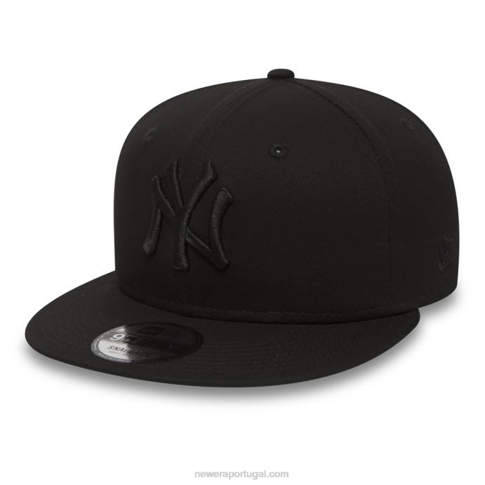 FFTN1848 New Era Boné New York Yankees Black 9Fifty