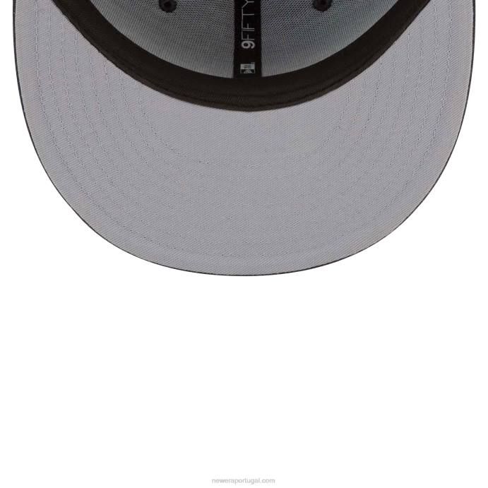 FFTN1857 New Era boné houston astros mlb parade cinza escuro 9fifty snapback