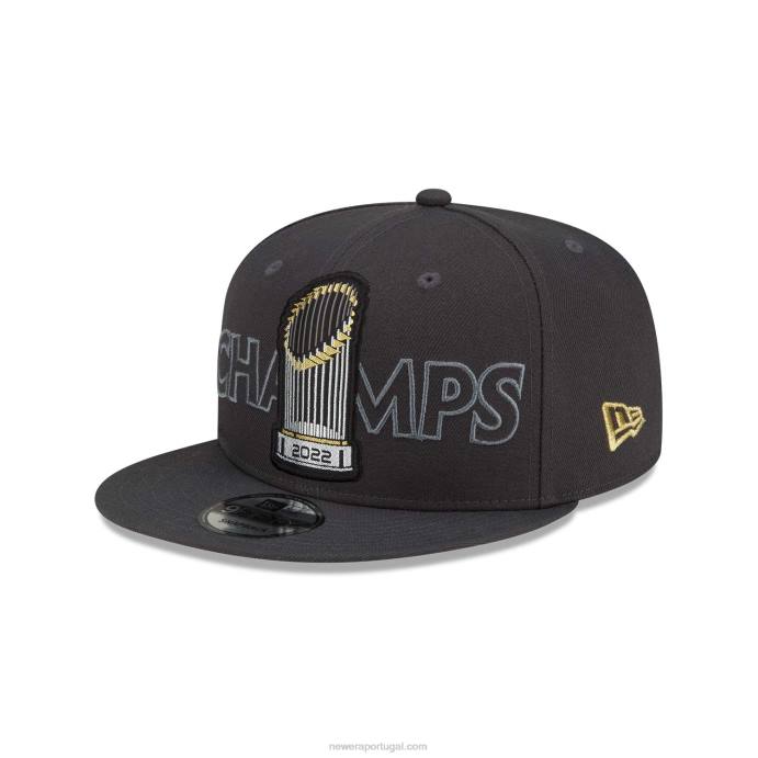 FFTN1857 New Era boné houston astros mlb parade cinza escuro 9fifty snapback