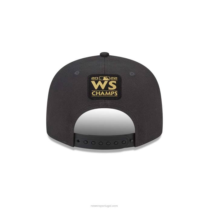FFTN1857 New Era boné houston astros mlb parade cinza escuro 9fifty snapback