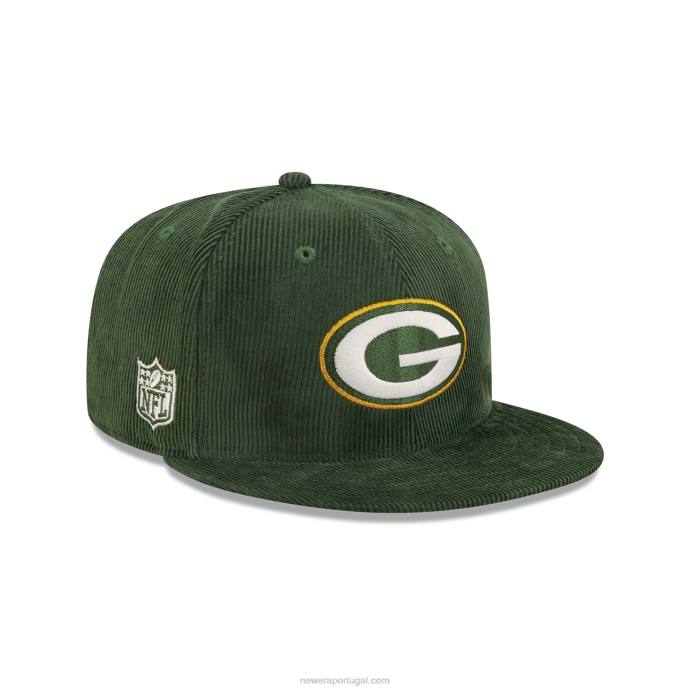 FFTN1859 New Era green bay packers nfl retro cord 9fifty boné
