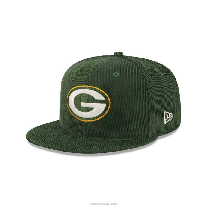 FFTN1859 New Era green bay packers nfl retro cord 9fifty boné