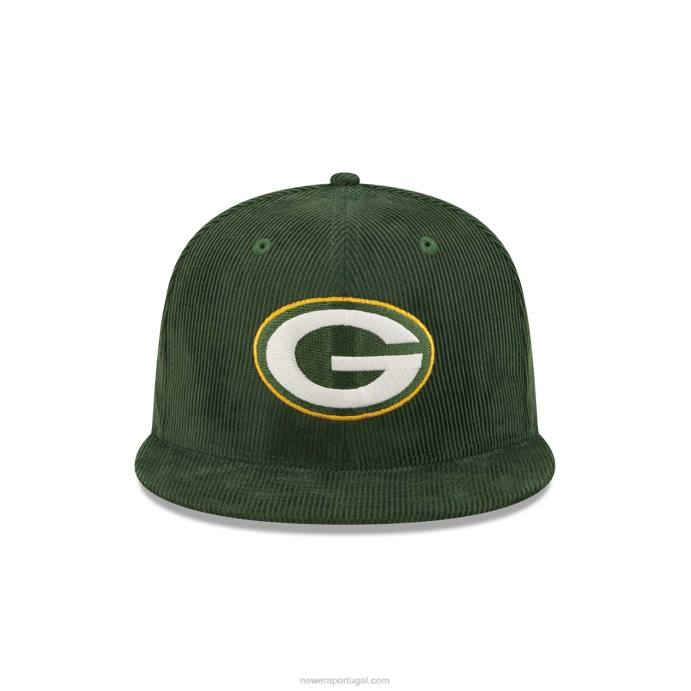 FFTN1859 New Era green bay packers nfl retro cord 9fifty boné