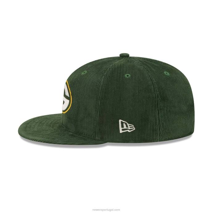 FFTN1859 New Era green bay packers nfl retro cord 9fifty boné