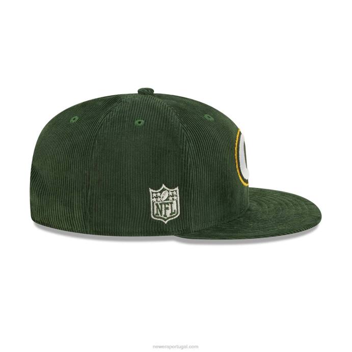 FFTN1859 New Era green bay packers nfl retro cord 9fifty boné