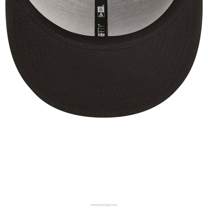 FFTN185 New Era pittsburgh pirates autêntico no jogo de campo preto 59fifty cap