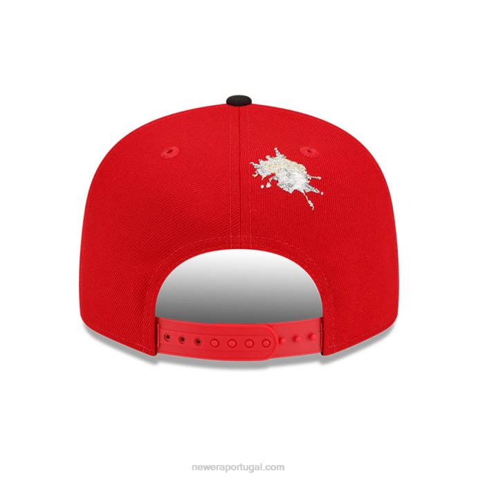 FFTN1860 New Era boné snapback atlanta falcons x grampo vermelho 9fifty