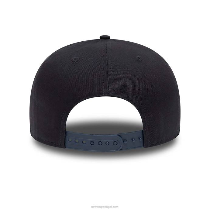 FFTN1865 New Era boné snapback marinho 9fifty com patch de diamante new york yankees