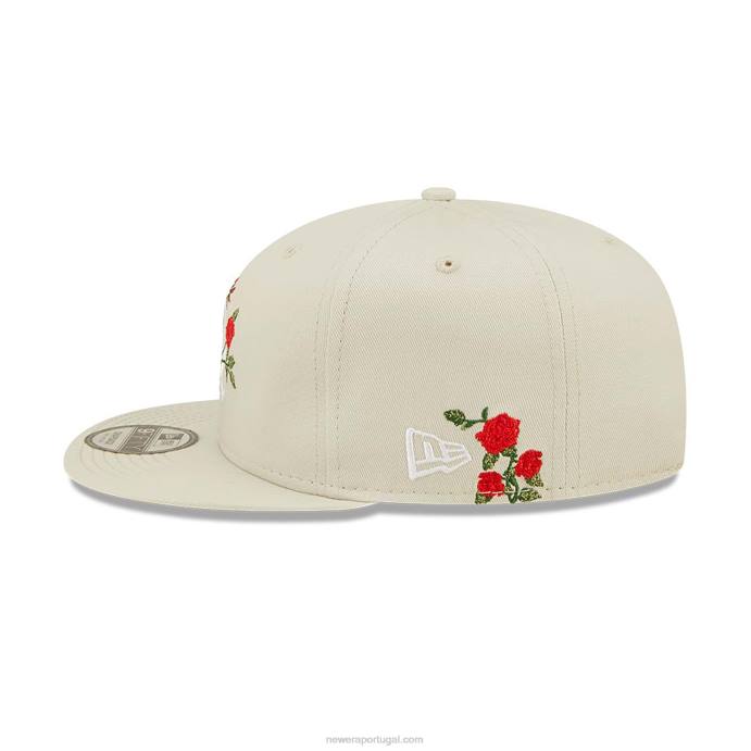 FFTN1866 New Era Boné Chicago White Sox Flower Stone 9Fifty Snapback