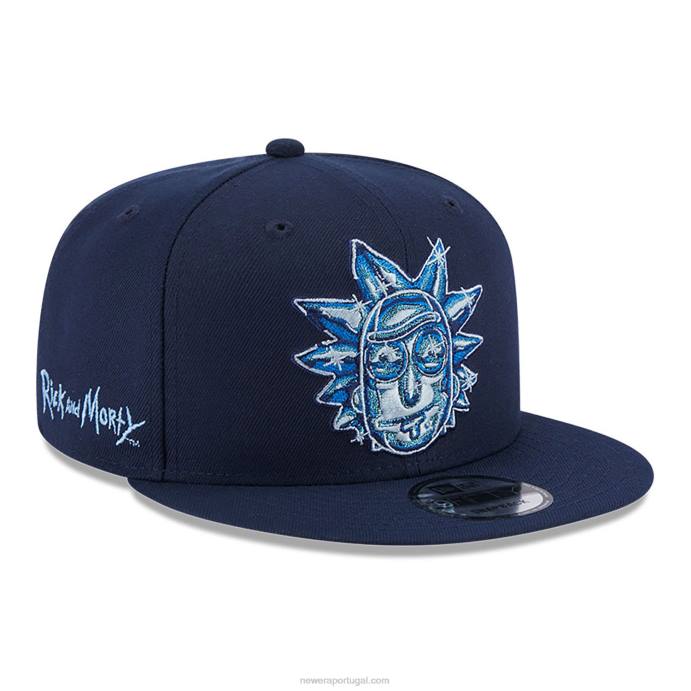 FFTN1867 New Era rick and morty boné azul 9fifty snapback