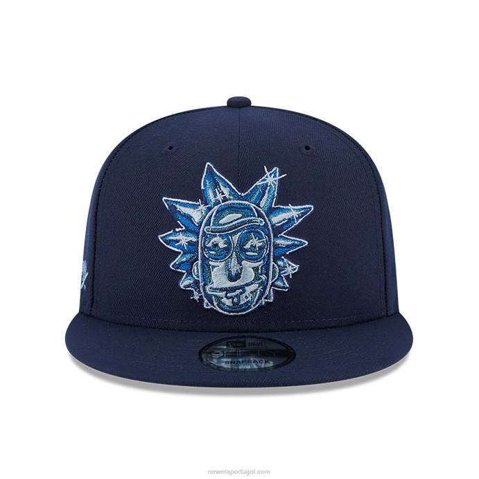 FFTN1867 New Era rick and morty boné azul 9fifty snapback