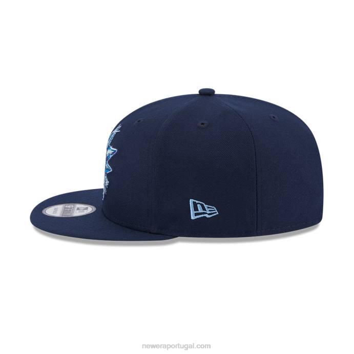 FFTN1867 New Era rick and morty boné azul 9fifty snapback
