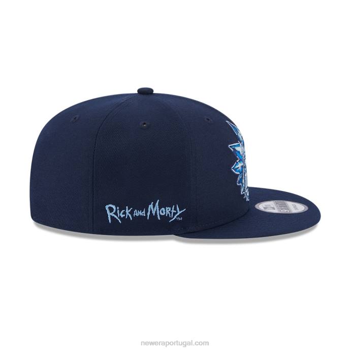 FFTN1867 New Era rick and morty boné azul 9fifty snapback