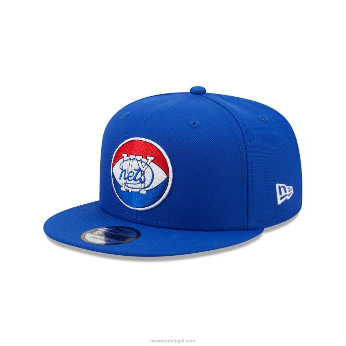 FFTN1869 New Era boné brooklyn nets nba clássico azul 9fifty snapback