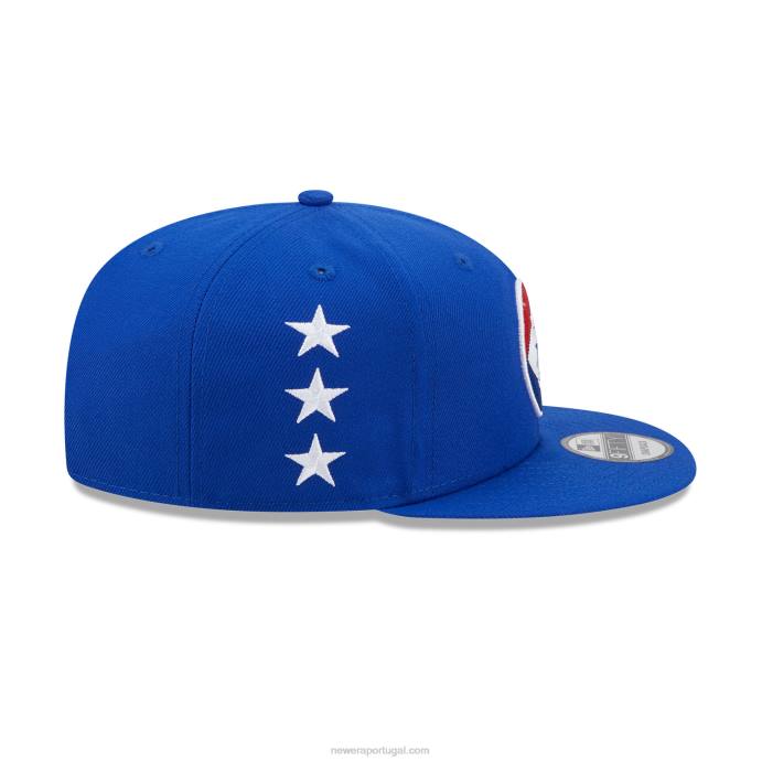 FFTN1869 New Era boné brooklyn nets nba clássico azul 9fifty snapback