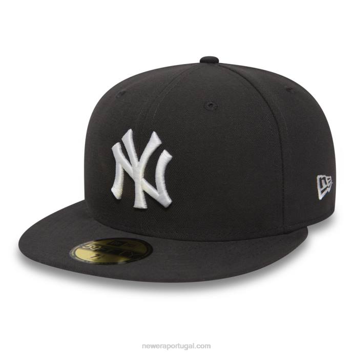 FFTN186 New Era boné new york yankees essencial cinza 59fifty