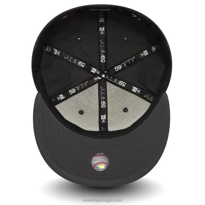 FFTN186 New Era boné new york yankees essencial cinza 59fifty