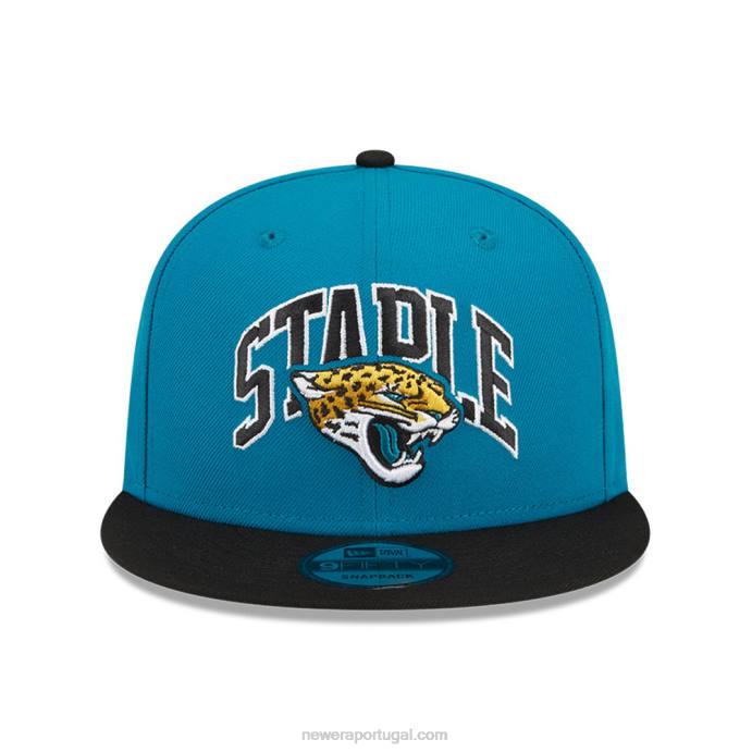 FFTN1874 New Era boné jacksonville jaguars x grampo azul 9fifty snapback