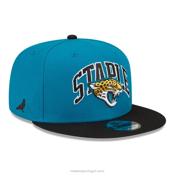 FFTN1874 New Era boné jacksonville jaguars x grampo azul 9fifty snapback