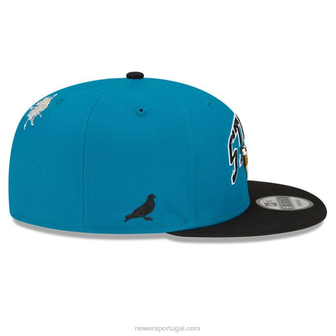 FFTN1874 New Era boné jacksonville jaguars x grampo azul 9fifty snapback