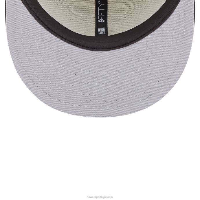 FFTN1878 New Era boné snapback 9fifty preto la dodgers alpha Industries x mlb