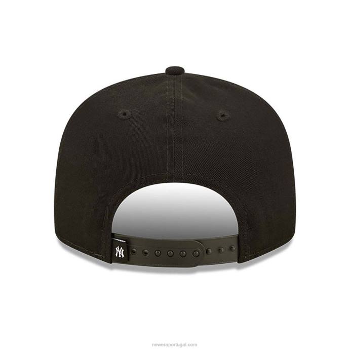 FFTN1880 New Era boné snapback 9fifty flor preto new york yankees